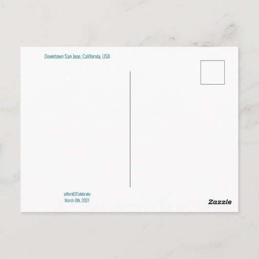 Carte Postale Salutations de San Jose ! (Dos)