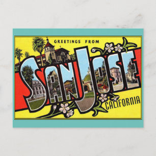 Carte Postale Salutations de San Jose California Postcard