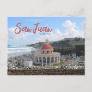 Carte Postale Salutations de San Juan Porto Rico