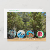 Carte Postale Salutations de Santa Cruz ! (Devant / Derrière)