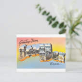 Carte Postale Salutations de Savin Rock West Haven, CT (Debout devant)