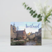 Carte Postale Salutations de Scotland Edinburgh Postcard (Debout devant)