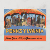 Carte Postale Salutations de Scranton (Devant)