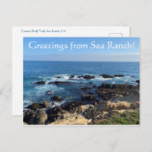 Carte Postale Salutations de Sea Ranch ! (Devant / Derrière)