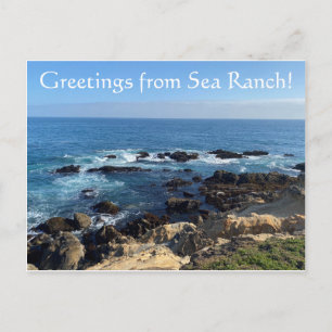 Carte Postale Salutations de Sea Ranch !