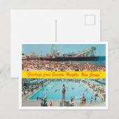 Carte Postale Salutations de Seaside Heights, New Jersey Travel (Devant / Derrière)