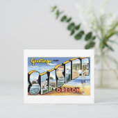 Carte Postale Salutations de Seaside, Oregon ! (Debout devant)