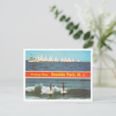 Carte Postale Salutations de Seaside Park, New Jersey Travel (Debout devant)