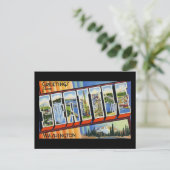 Carte Postale Salutations de Seattle Washington (Debout devant)