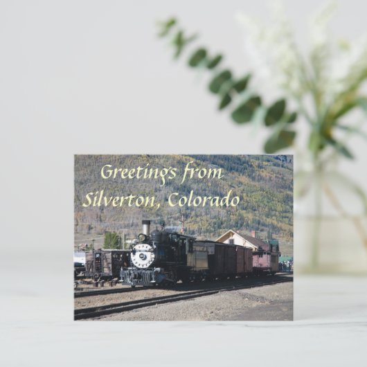 Carte Postale Salutations de Silverton, Colorado (Debout devant)