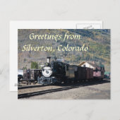 Carte Postale Salutations de Silverton, Colorado (Devant / Derrière)