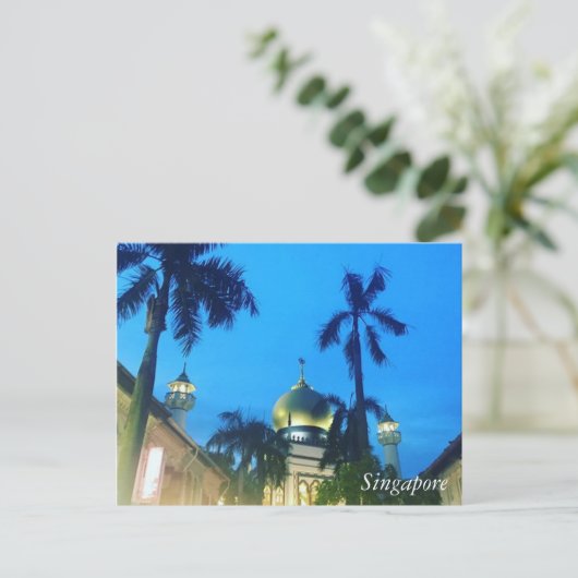 Carte Postale Salutations de Singapour (Debout devant)