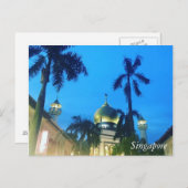 Carte Postale Salutations de Singapour (Devant / Derrière)