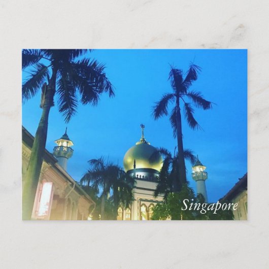Carte Postale Salutations de Singapour (Devant)
