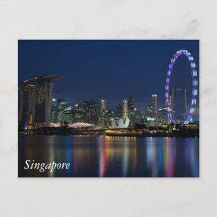 Carte Postale Salutations de Singapour