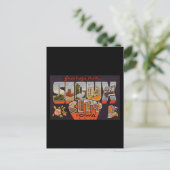 Carte Postale Salutations de Sioux City Iowa (Debout devant)