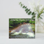 Carte Postale Salutations De Sliding Rock, Caroline Du Nord (Debout devant)