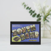 Carte Postale Salutations de South Bend Indiana (Debout devant)