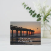 Carte Postale Salutations de St. Augustine, Floride (Debout devant)