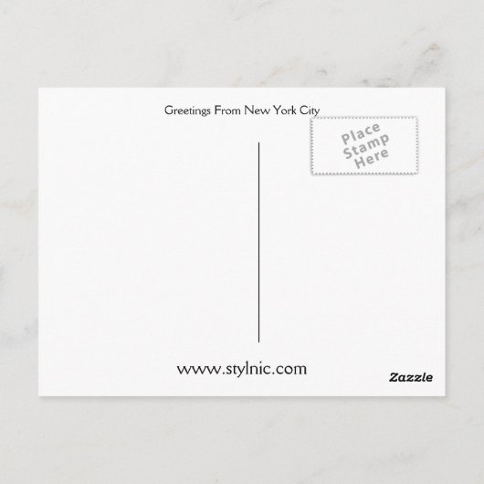 Carte Postale Salutations de St Louis (Dos)