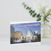 Carte Postale Salutations de St. Louis, Missouri (Debout devant)