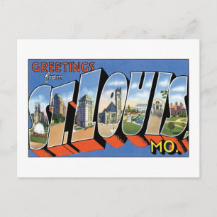 Carte Postale Salutations de St. Louis, MO!