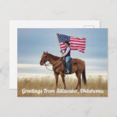Carte Postale Salutations De Stillwater, Oklahoma Postcard (Devant / Derrière)