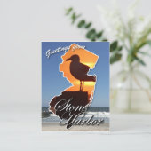 Carte Postale Salutations de Stone Harbour (Debout devant)