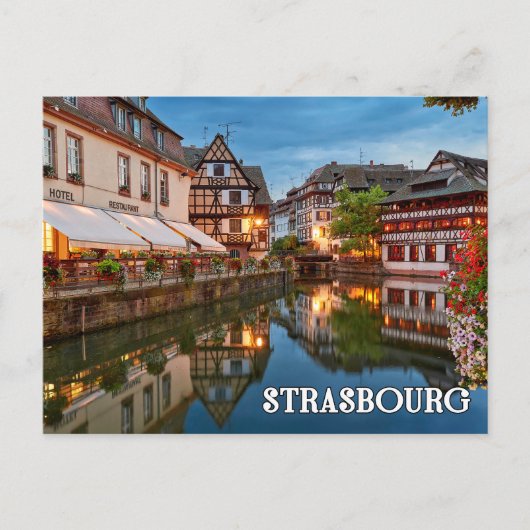 Carte Postale Salutations De Strasbourg, France (Devant)