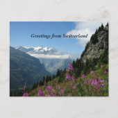 Carte Postale Salutations de Suisse (Devant)