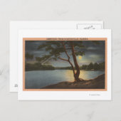 Carte Postale Salutations de Sumterville, Floride - Lune (Devant / Derrière)