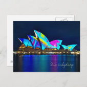 Carte Postale Salutations de Sydney (Devant / Derrière)
