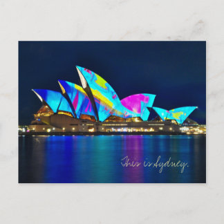 Carte Postale Salutations de Sydney