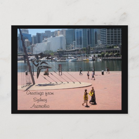 Carte Postale Salutations de Sydney Australie (Devant)