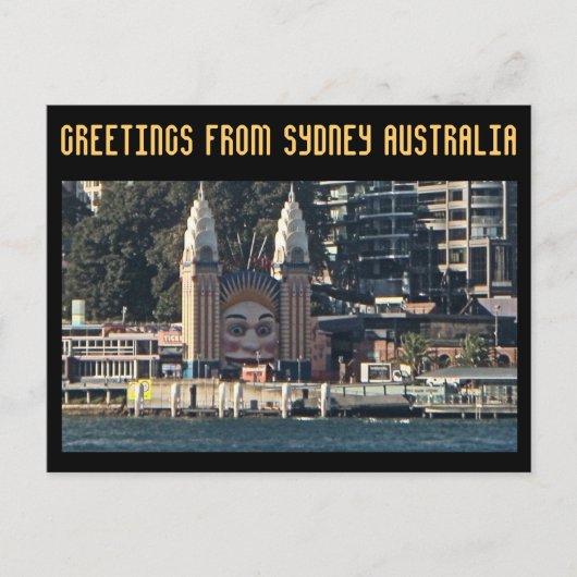 Carte Postale Salutations de Sydney Australie (Devant)