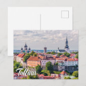 Carte Postale Salutations de Tallinn, Estonie (Devant / Derrière)