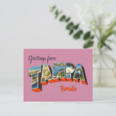 Carte Postale Salutations de Tampa, Floride (Debout devant)