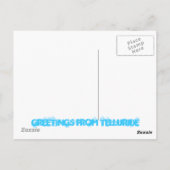 Carte Postale Salutations De Telluride (Dos)