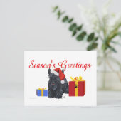 Carte Postale Salutations de Terrier écossais (Debout devant)