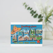Carte Postale Salutations de Texas Postcard (Debout devant)