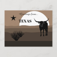 Salutations de Texas State Earth Tones