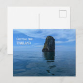 Carte Postale Salutations de Thaïlande (Devant / Derrière)