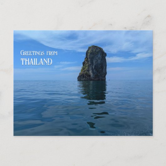 Carte Postale Salutations de Thaïlande (Devant)