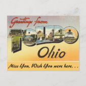 Carte Postale Salutations de Toledo (Devant)