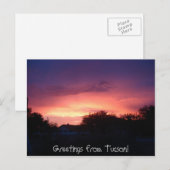 Carte Postale Salutations de Tucson ! (Devant / Derrière)