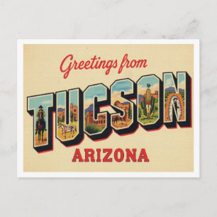 Carte Postale Salutations de Tucson AZ