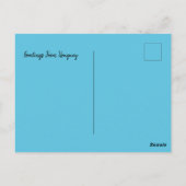 Carte Postale Salutations de Uruguay Natural Blue (Dos)