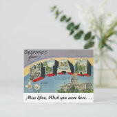 Carte Postale Salutations de Utah (Debout devant)