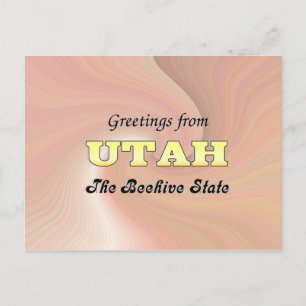 Carte Postale Salutations de Utah