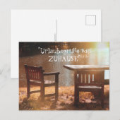 Carte Postale Salutations de vacances de la maison (Devant / Derrière)